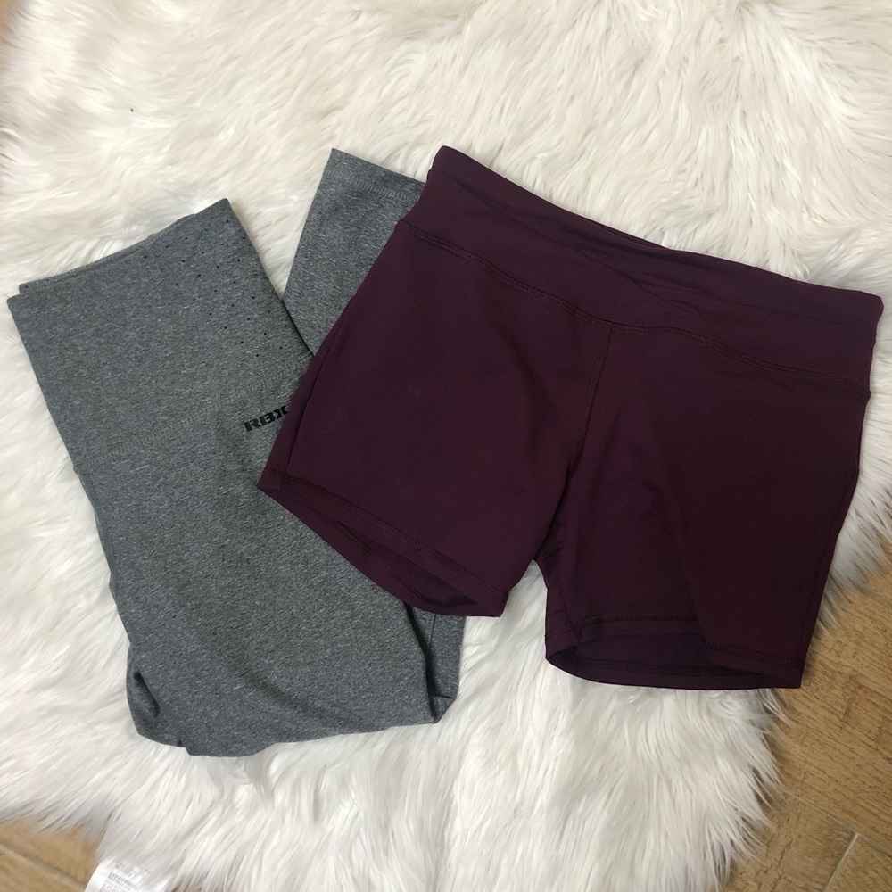 Leggings and shorts workout bundle